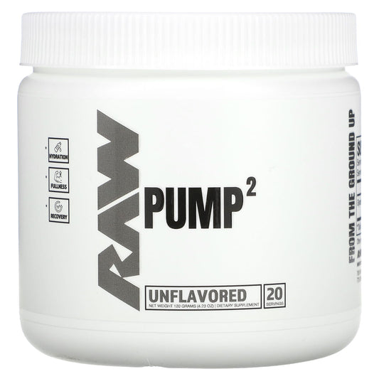 Raw Nutrition-Pump 2-Unflavored-4.23 oz (120 g)