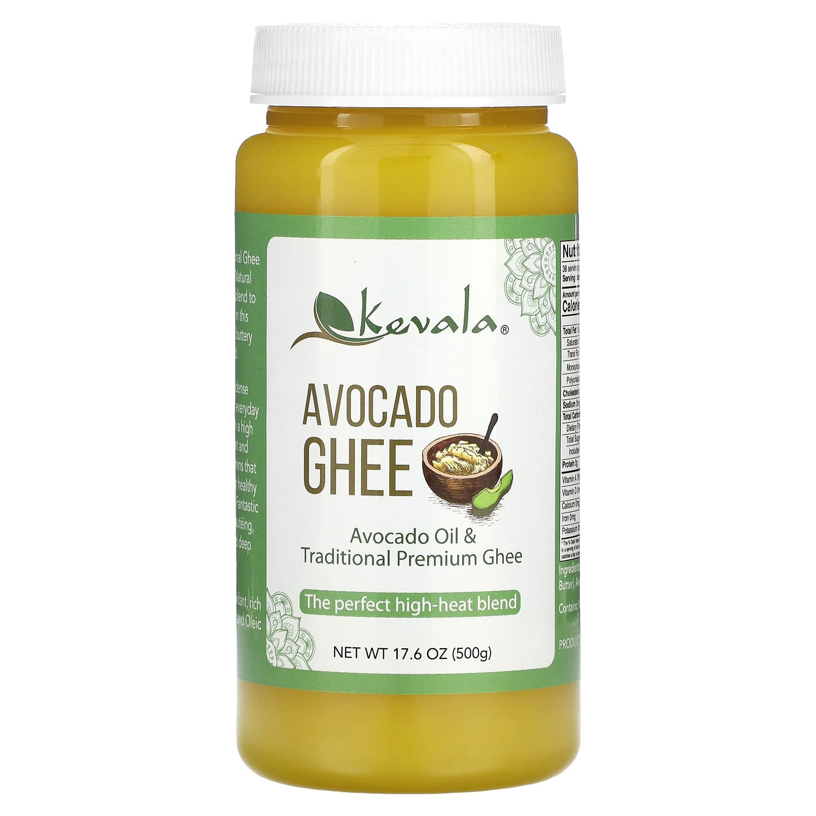 Kevala-Avocado Ghee-17.6 oz (500 g)