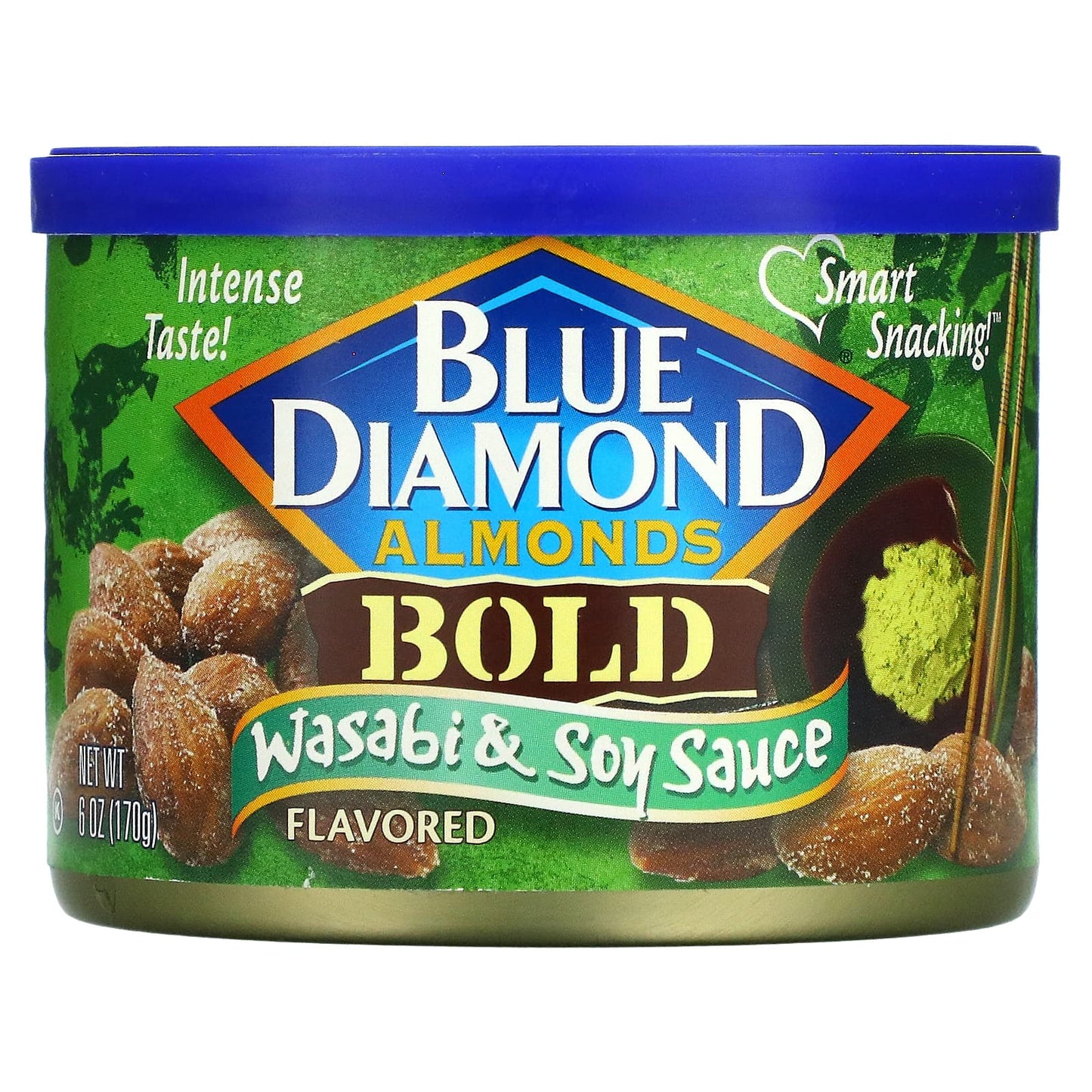 Blue Diamond-Almonds-Bold-Wasabi & Soy Sauce-6 oz (170 g)