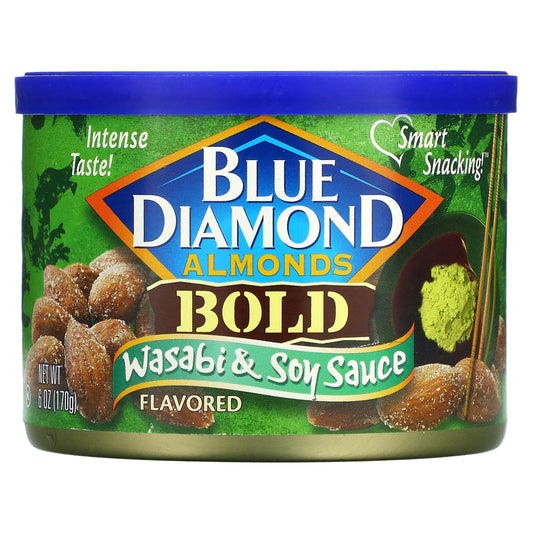 Blue Diamond-Almonds-Bold-Wasabi & Soy Sauce-6 oz (170 g)