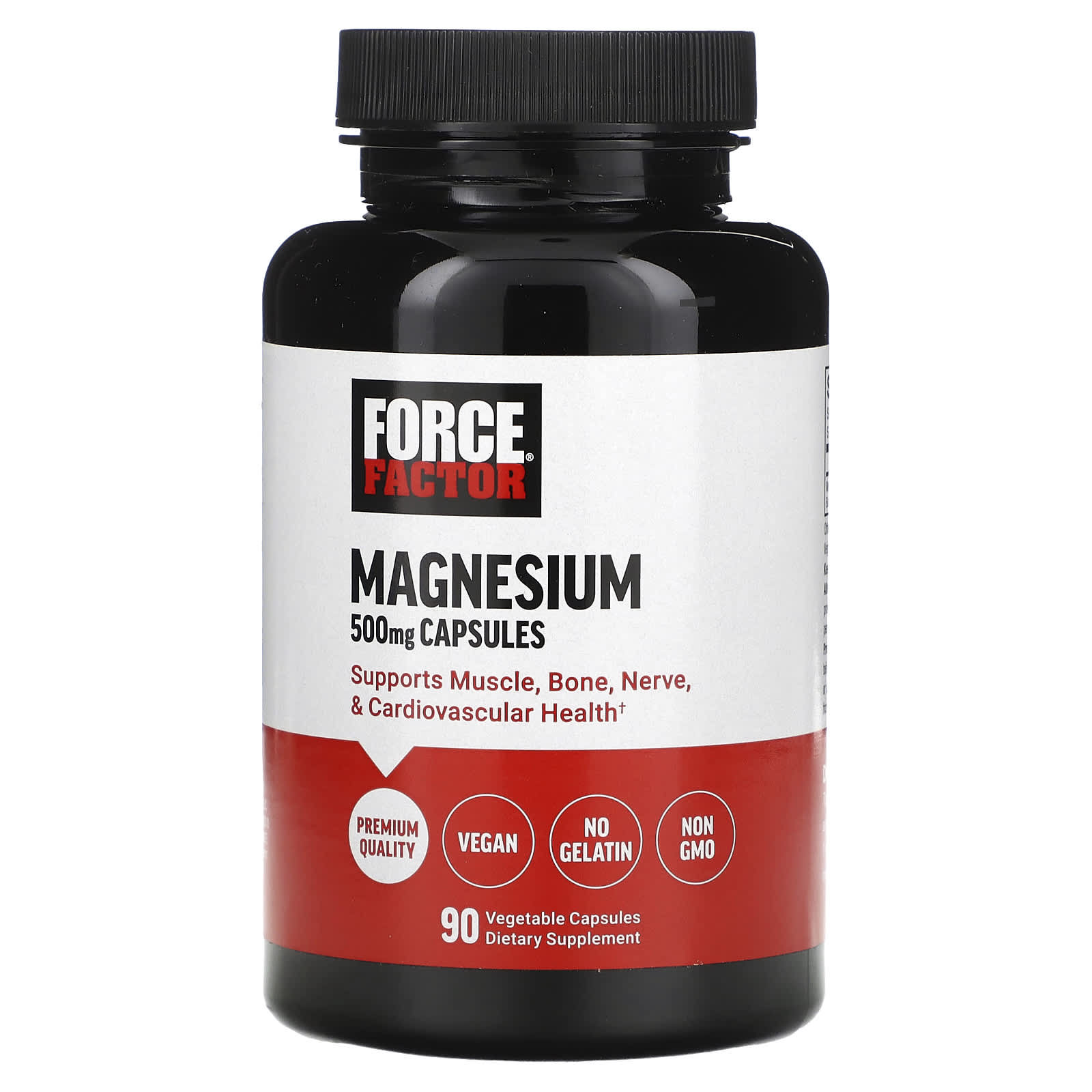 Force Factor-Magnesium-500 mg-90 Vegetable Capsules