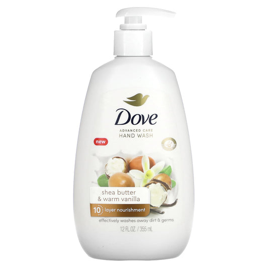 Dove-Advanced Care Hand Wash-Shea Butter & Warm Vanilla-12 fl oz (355 ml)