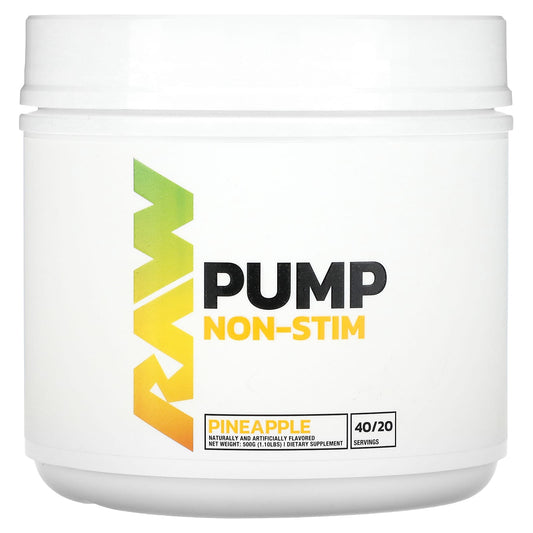 Raw Nutrition-Pump-Non-Stim-Pineapple-1.1 lb (500 g)