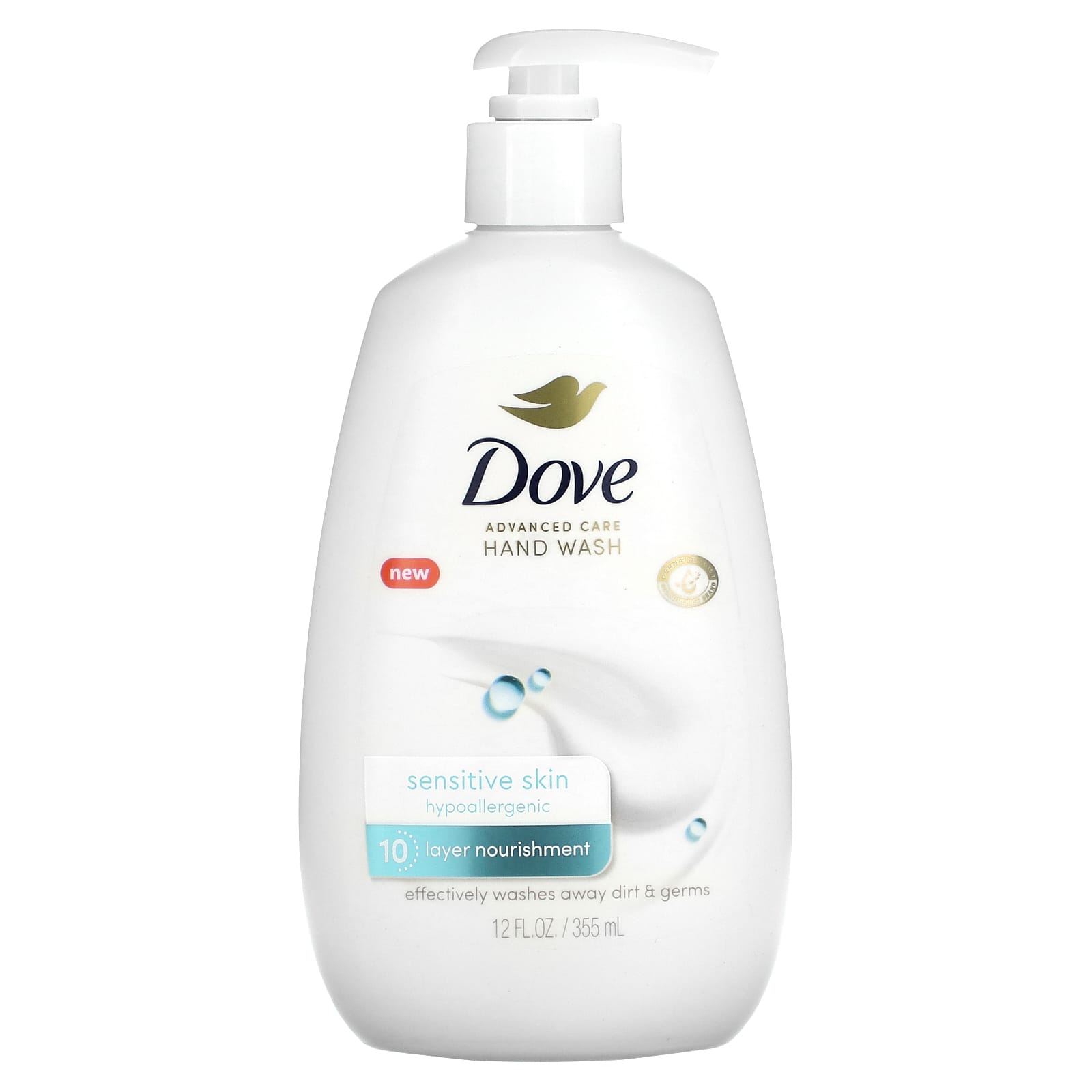 Dove-Advanced Care Hand Wash-Sensitive Skin-12 fl oz (355 ml)