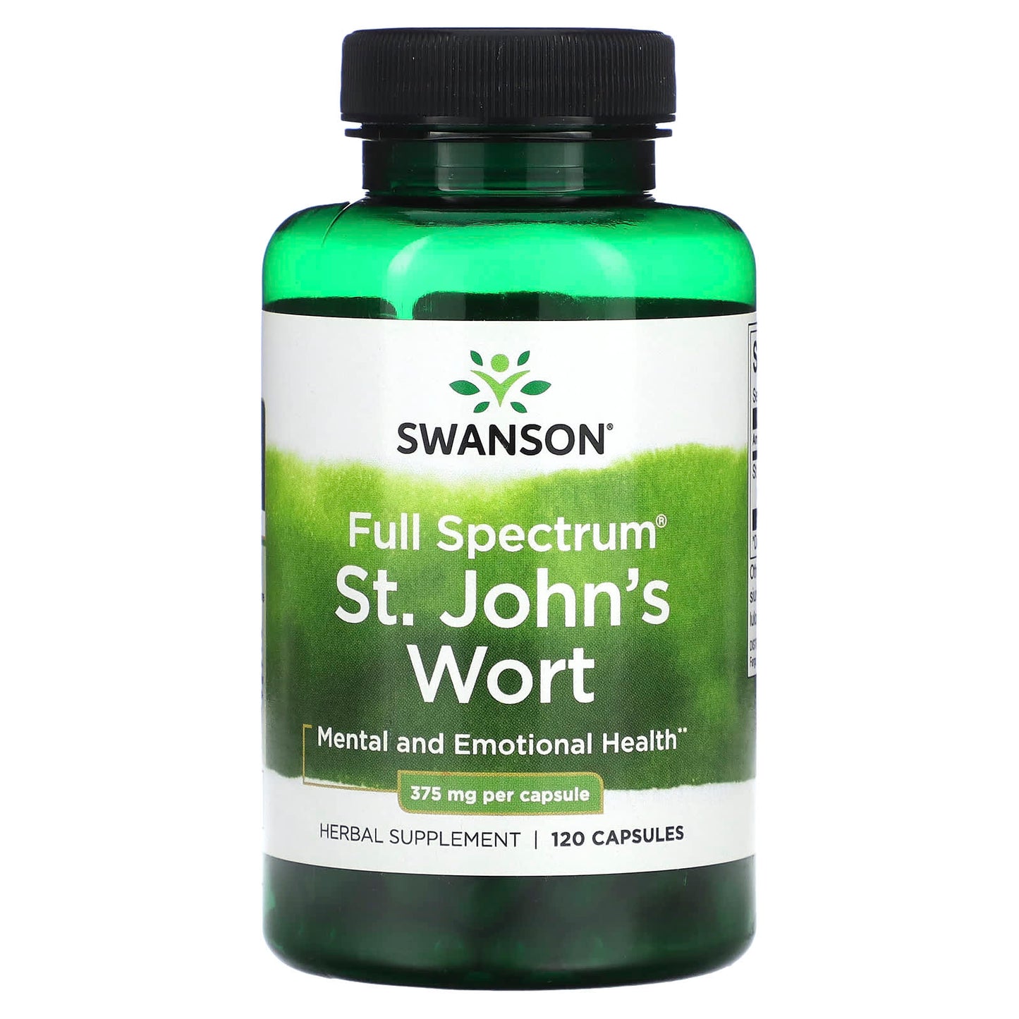 Swanson-Full Spectrum St. John's Wort-375 mg -120 Capsules