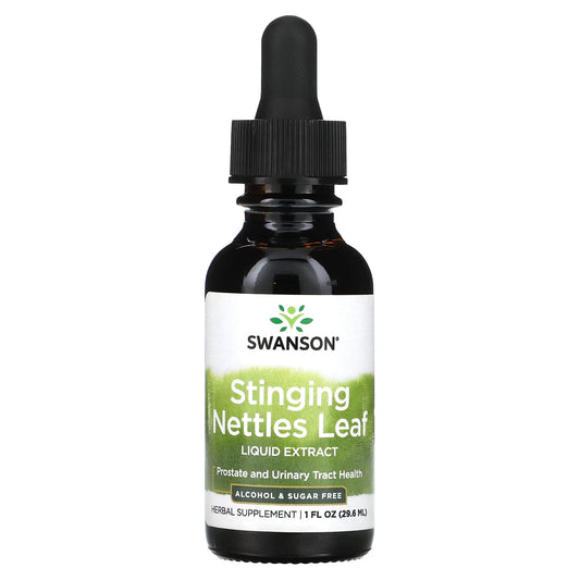 Swanson-Stinging Nettle Leaf Liquid Extract-Alcohol Free & Sugar Free-1 fl oz (29.6 ml)