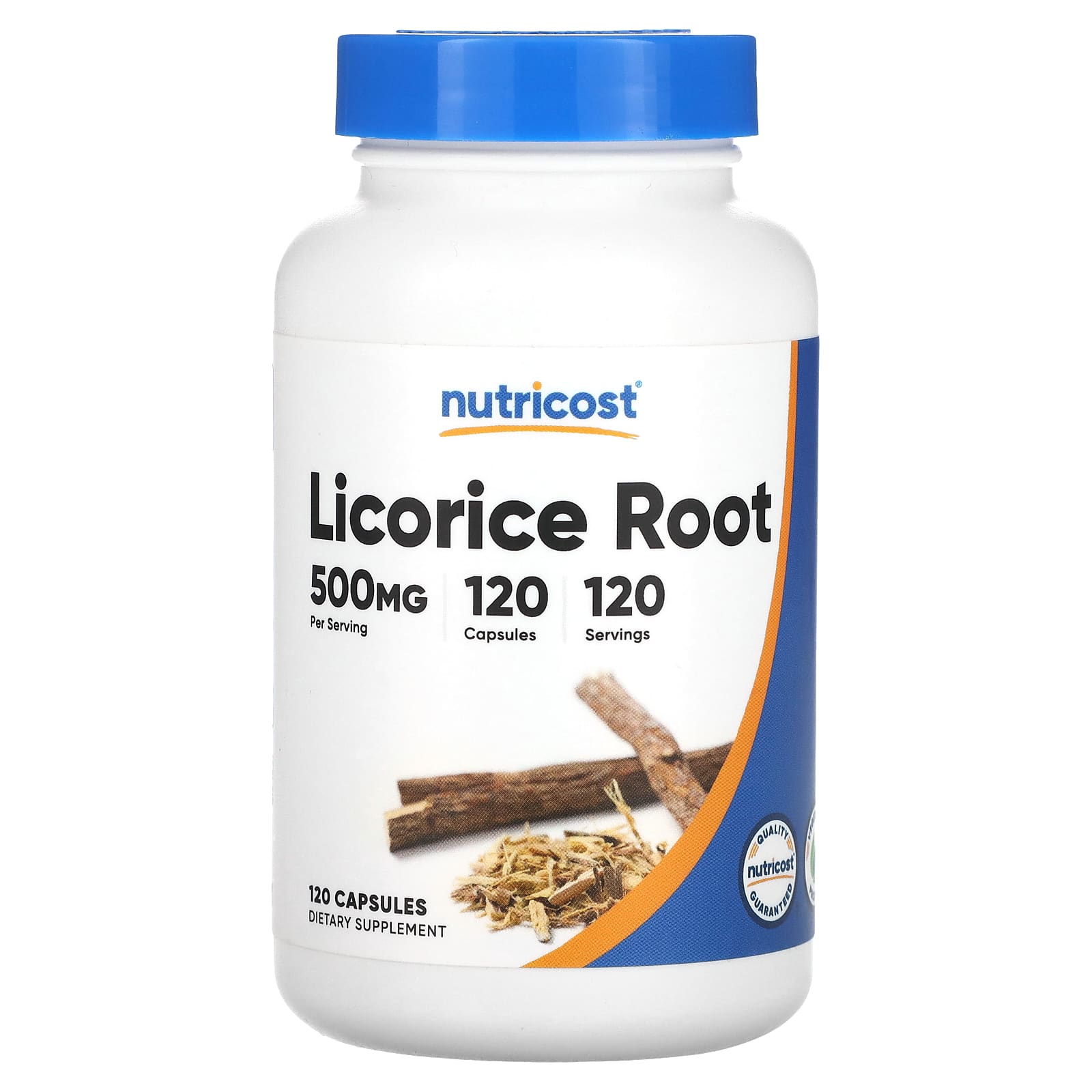 Nutricost-Licorice Root-500 mg-120 Capsules