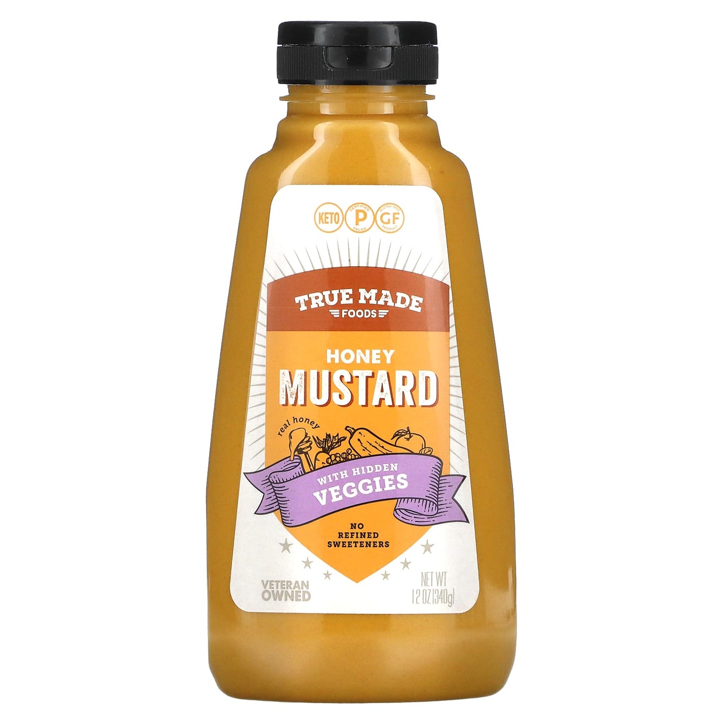 True Made Foods-Honey Mustard with Hidden Veggies-12 oz (340 g)