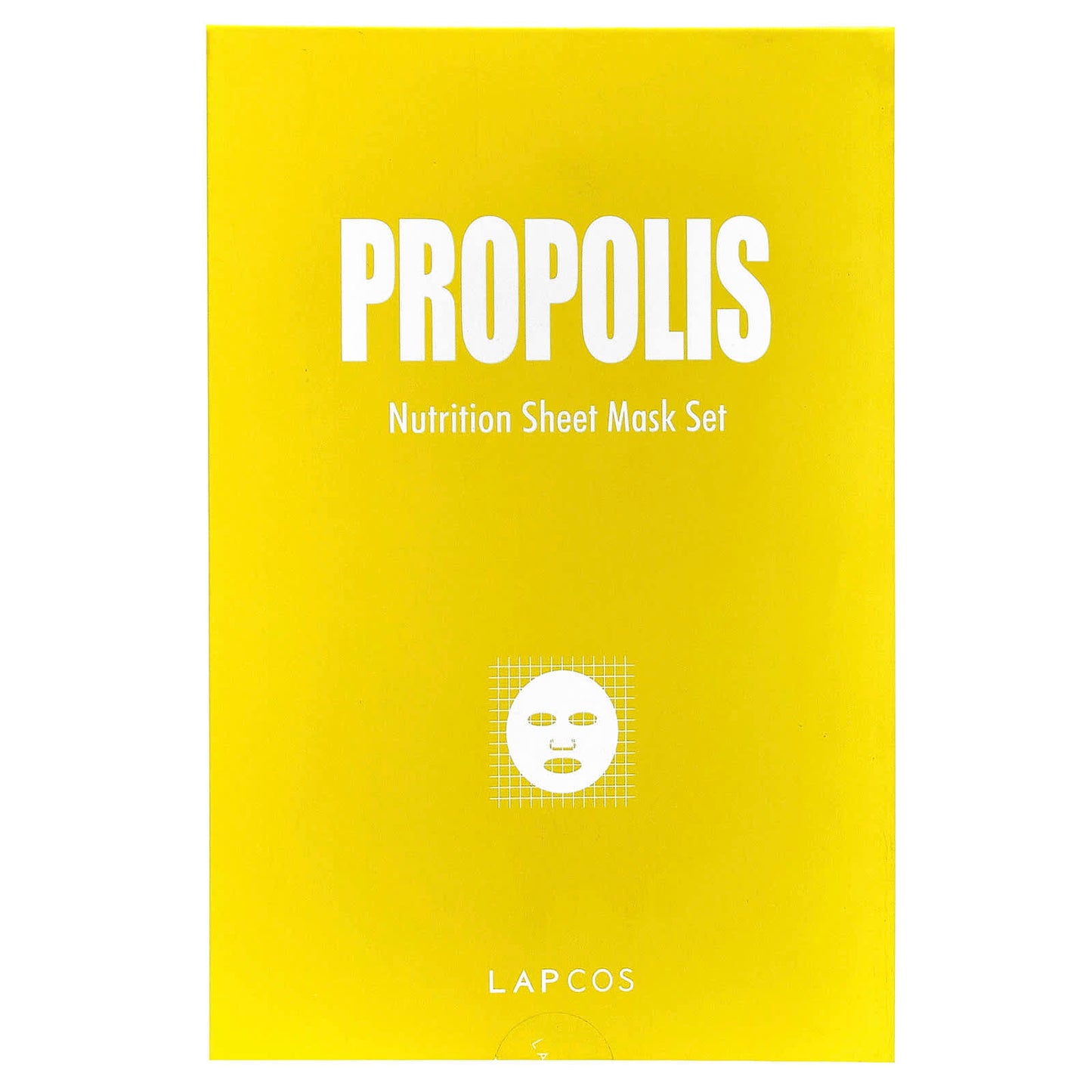 Lapcos, Propolis Nutrition Beauty Sheet Mask Set, 5 Sheets, 0.84 fl oz (25 ml) Each