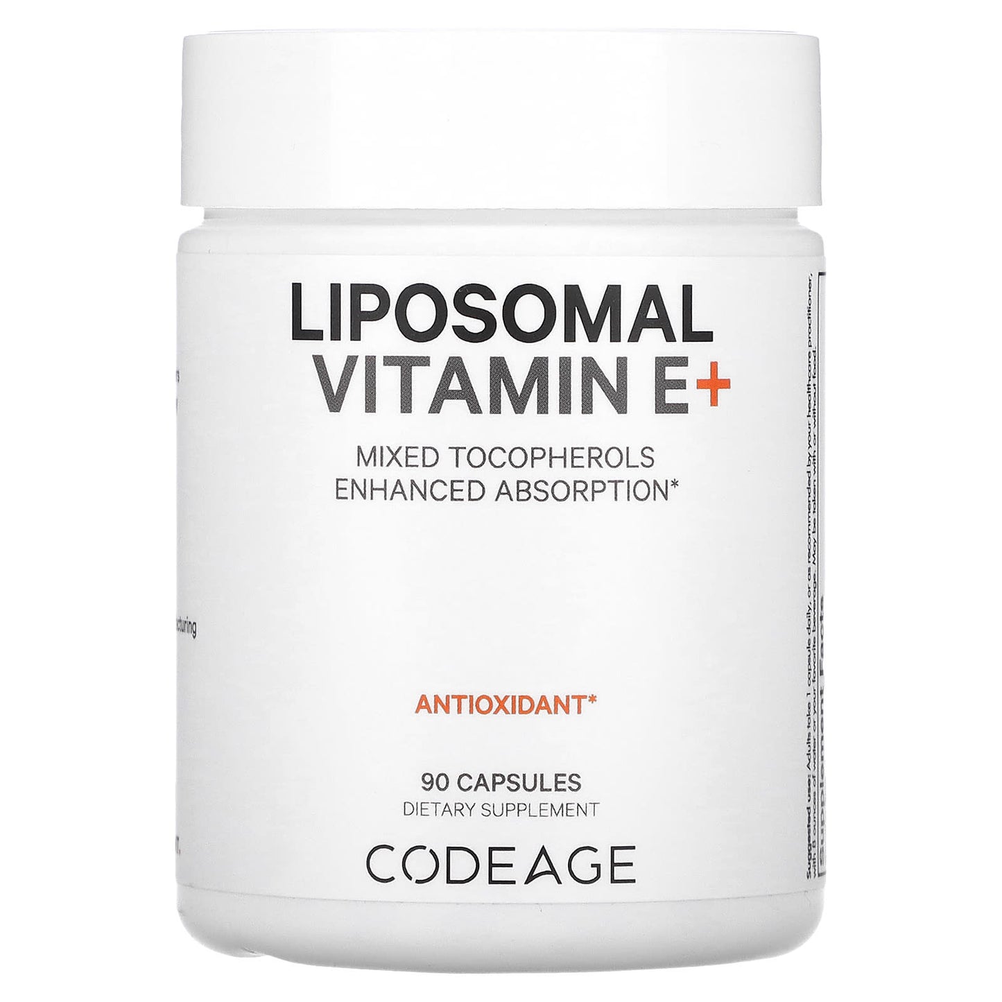 Codeage-Liposomal Vitamin E+-Mixed Tocopherols-90 Capsules