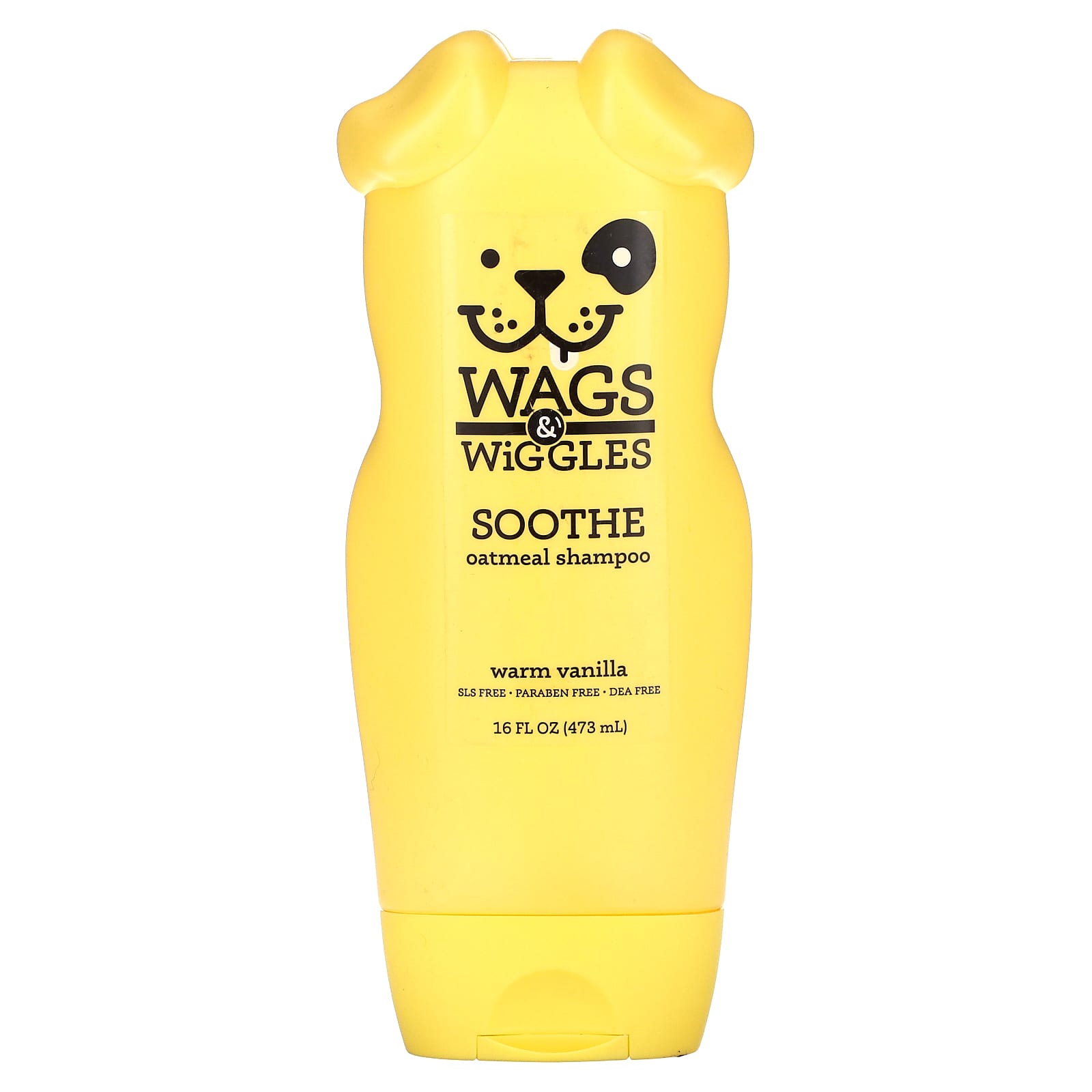 Wags & Wiggles-Soothe Oatmeal Shampoo-Warm Vanilla-16 fl oz (473 ml)