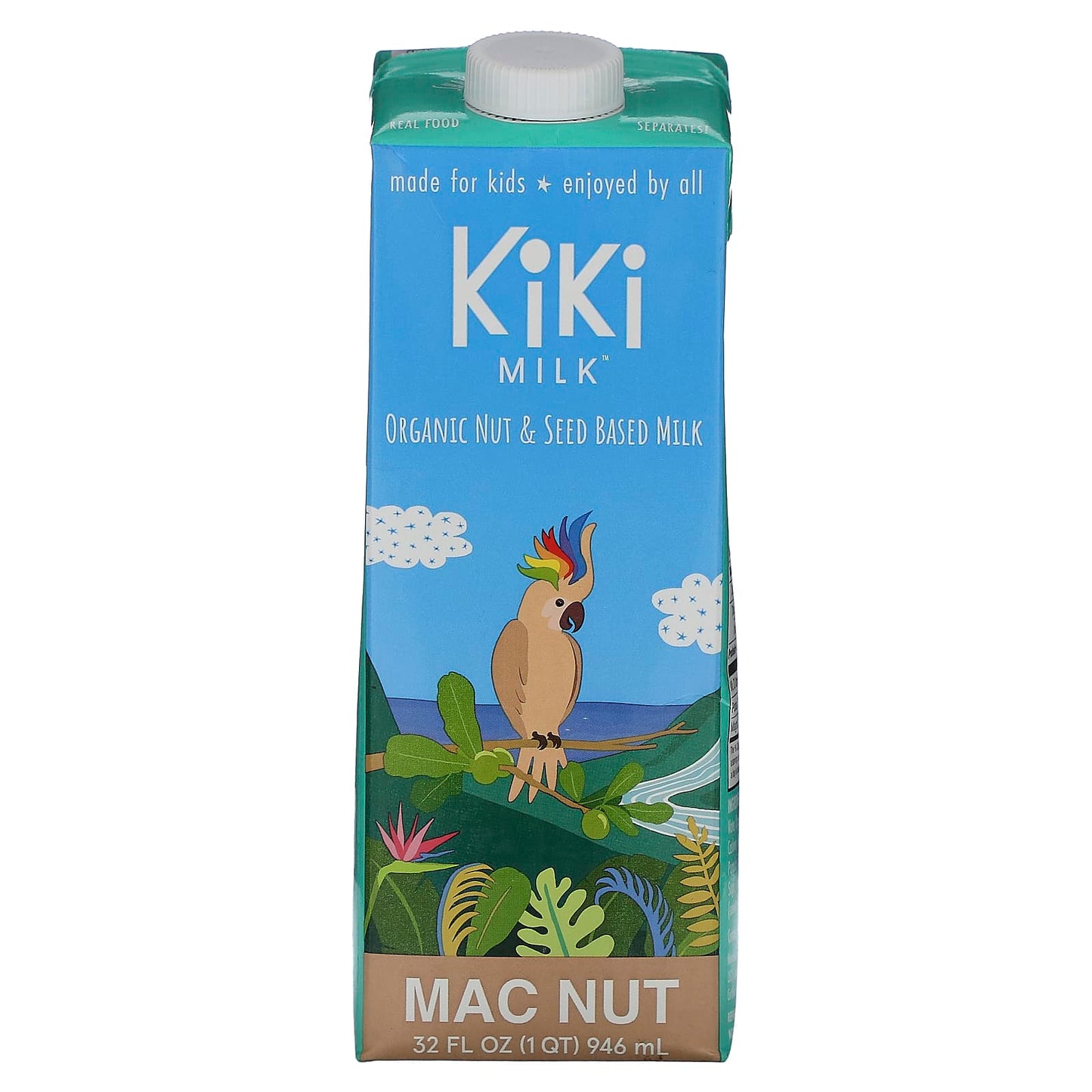 Kiki Milk-Organic Nut & Seed Based Milk-Mac Nut-32 fl oz (946 ml)