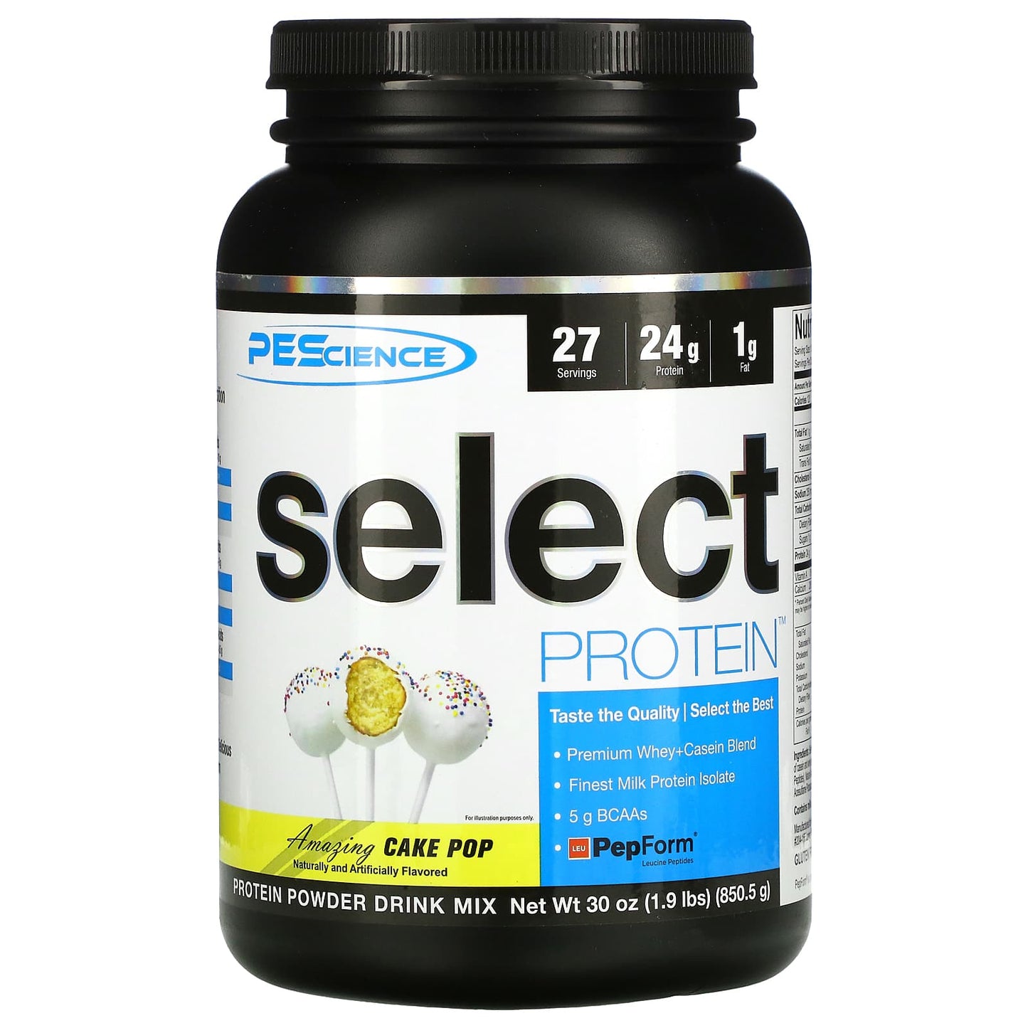 PEScience-Select Protein-Amazing Cake Pop-1.9 lbs (850.5 g)