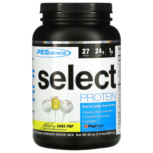 PEScience-Select Protein-Amazing Cake Pop-1.9 lbs (850.5 g)