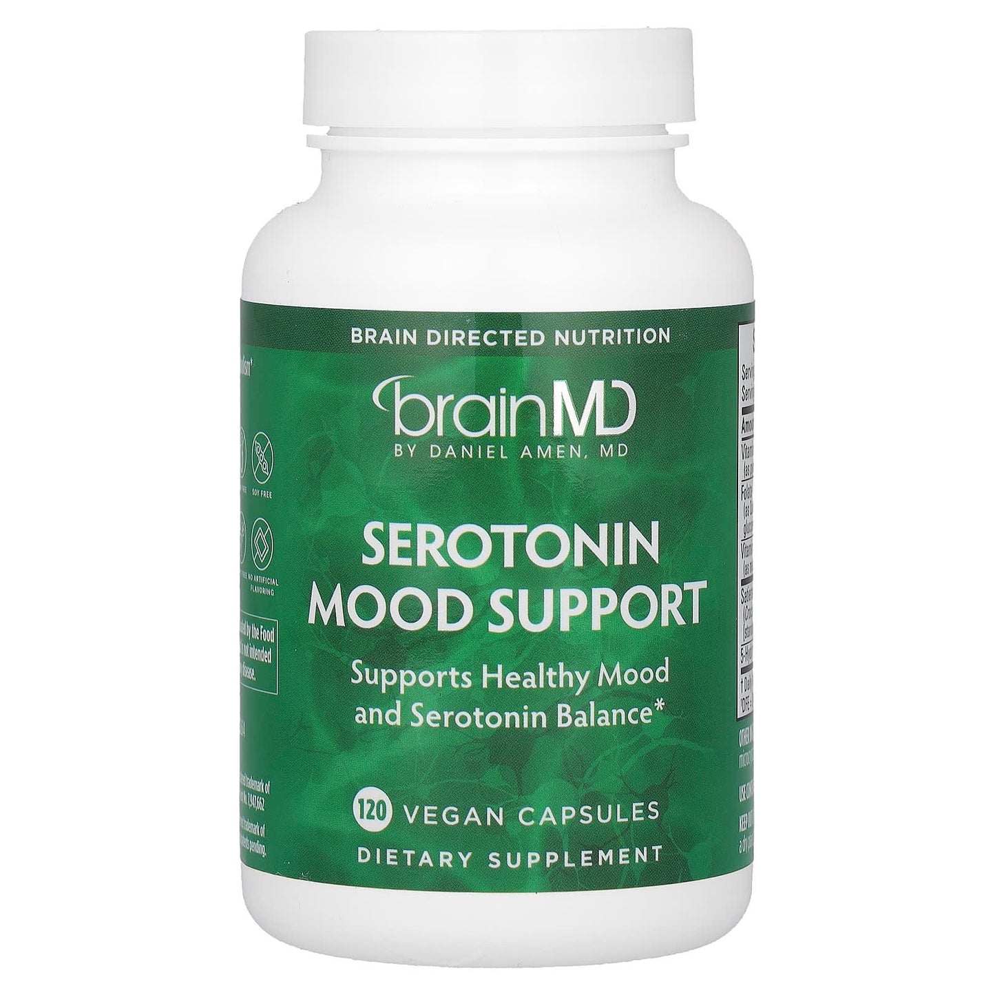 BrainMD-Serotonin Mood Support-120 Vegan Capsules