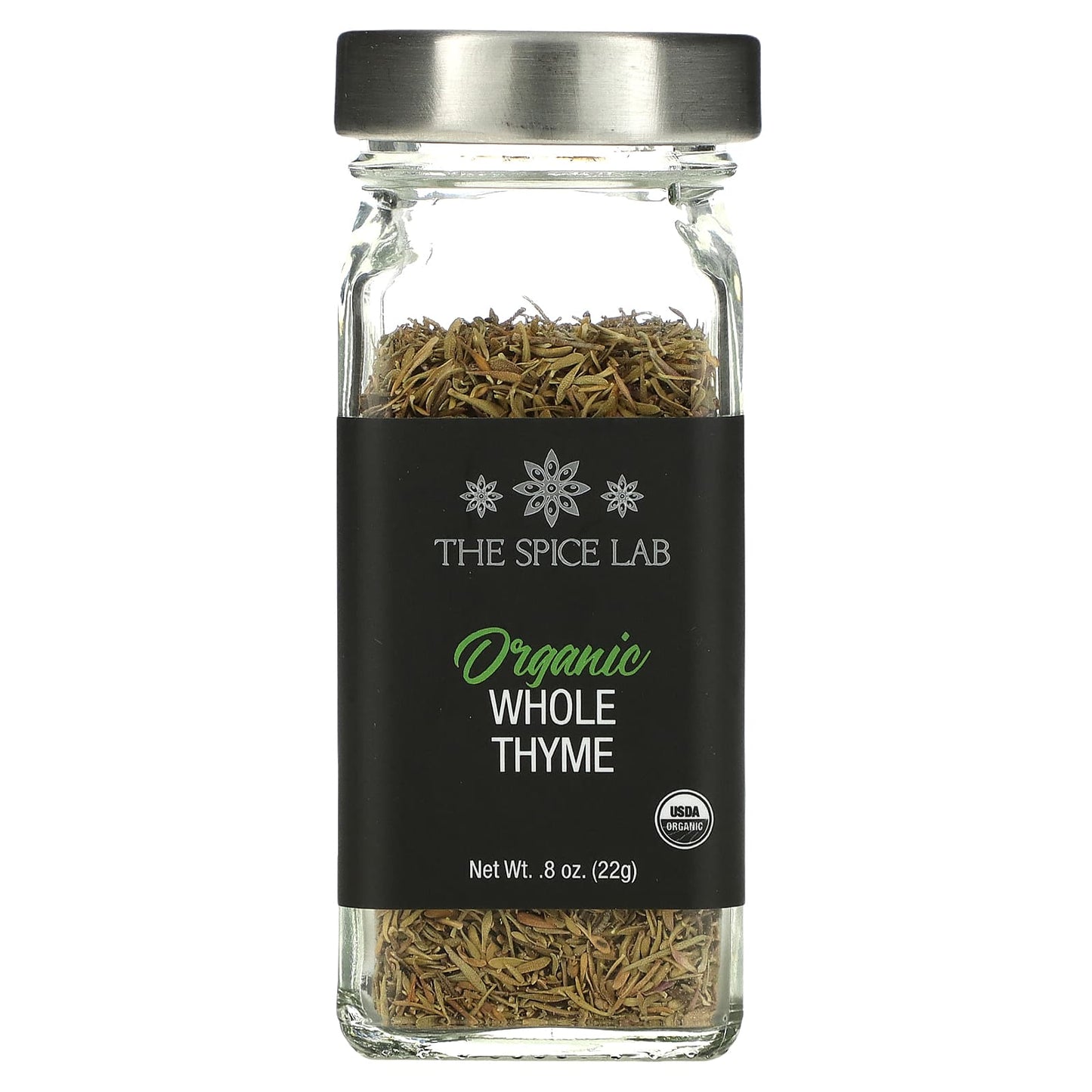 The Spice Lab-Organic Whole Thyme-0.8 oz (22 g)