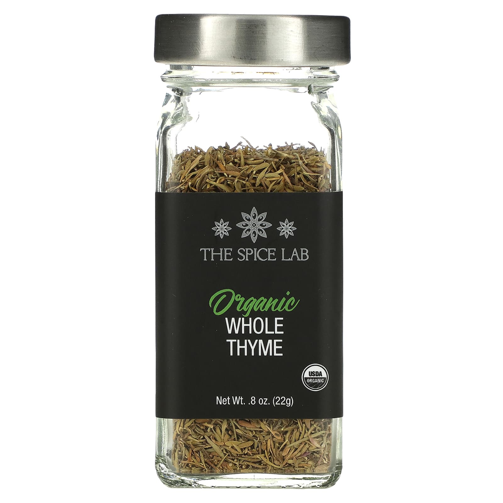 The Spice Lab-Organic Whole Thyme-0.8 oz (22 g)