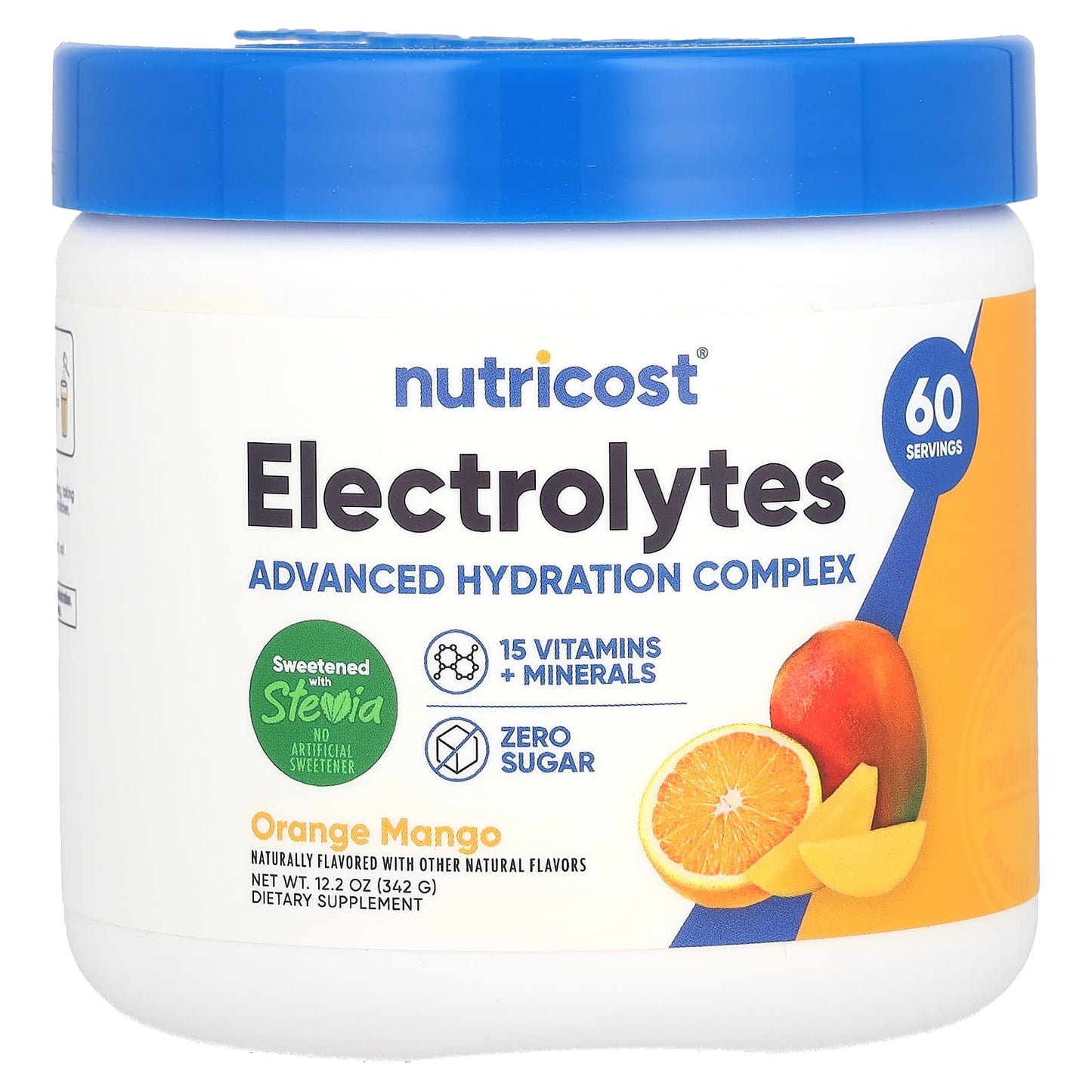 Nutricost-Electrolytes-Orange Mango-12.2 oz (342 g)