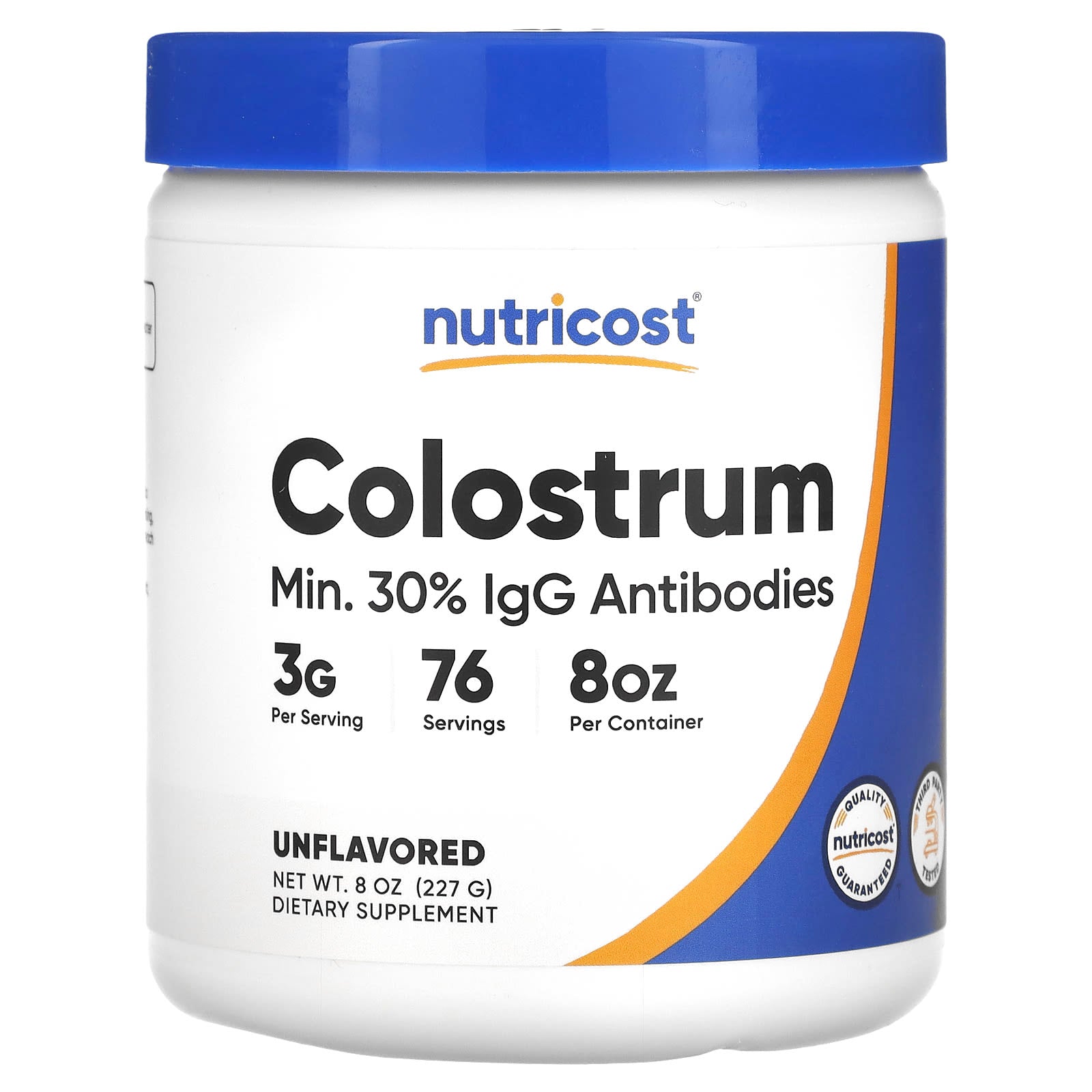 Nutricost-Colostrum-Unflavored-3 g-8 oz (227 g)