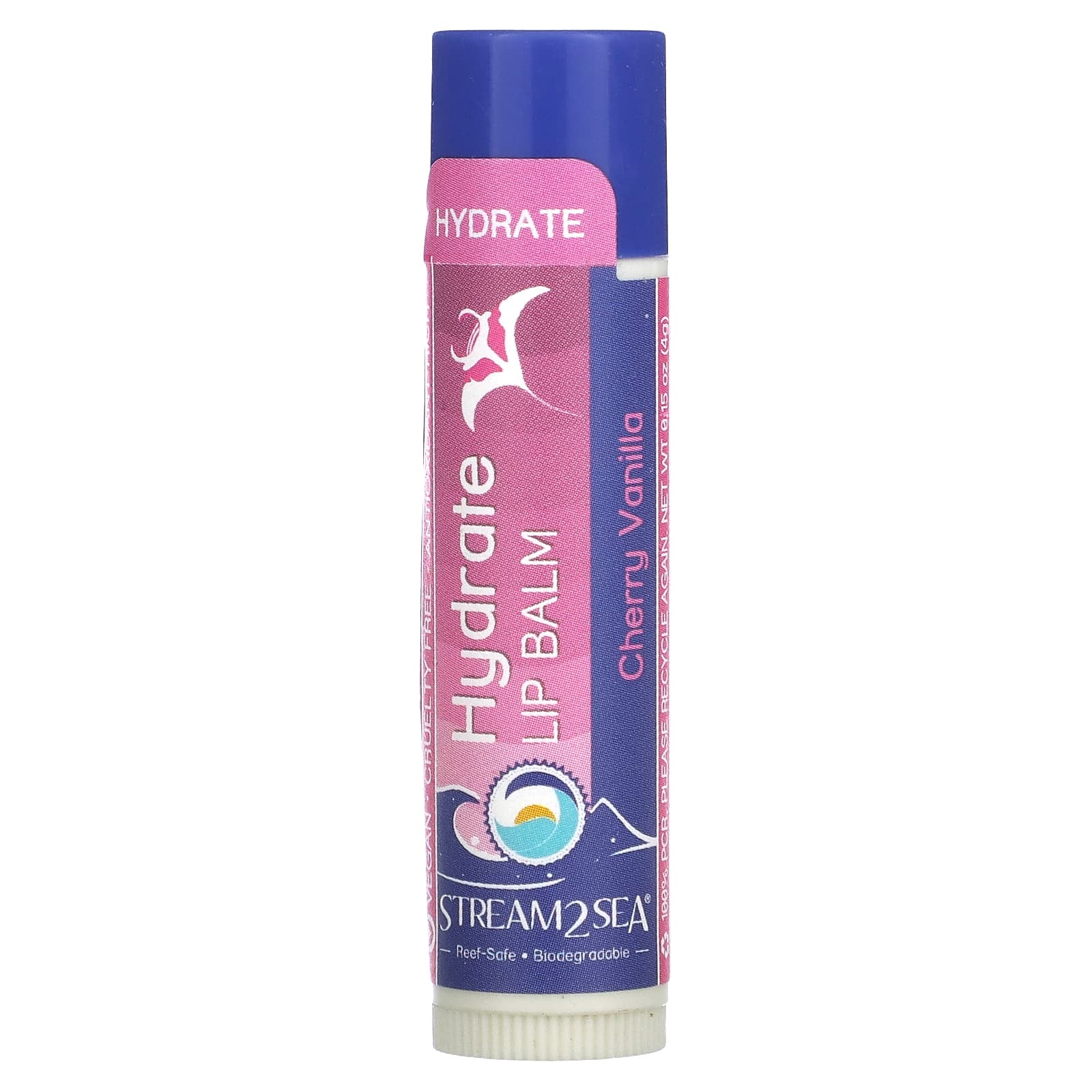 Stream2Sea-Hydrate Lip Balm-Cherry Vanilla-0.15 oz (4 g)