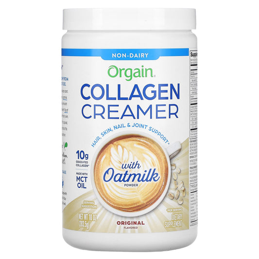 Orgain-Collagen Creamer with Oatmilk Powder-Original-10 oz (283.5 g)