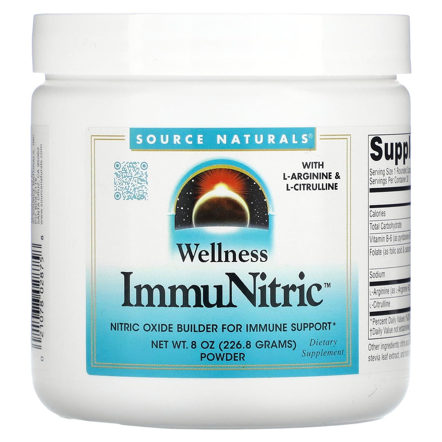 Source Naturals-Wellness-ImmuNitric Powder-8 oz (226.8 g)