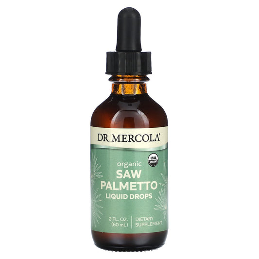 Dr. Mercola-Organic Saw Palmetto Liquid Drops -2 fl oz (60 ml)