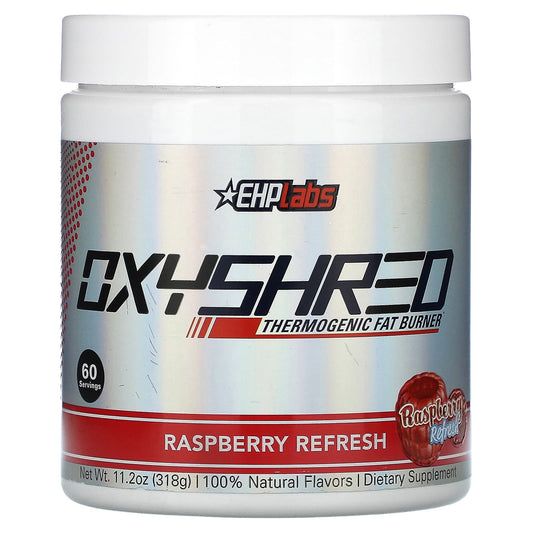 EHPlabs-OxyShred-Thermogenic Fat Burner-Raspberry Refresh-11.2 oz (318 g)