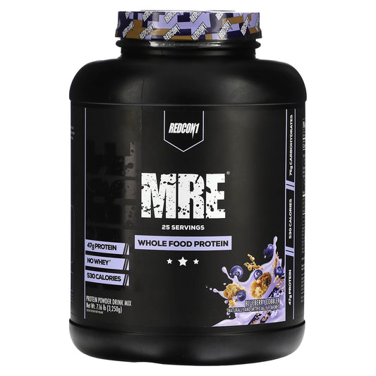 Redcon1-MRE-Whole Food Protein-Blueberry Cobbler-7.16 lb (3,250 g)