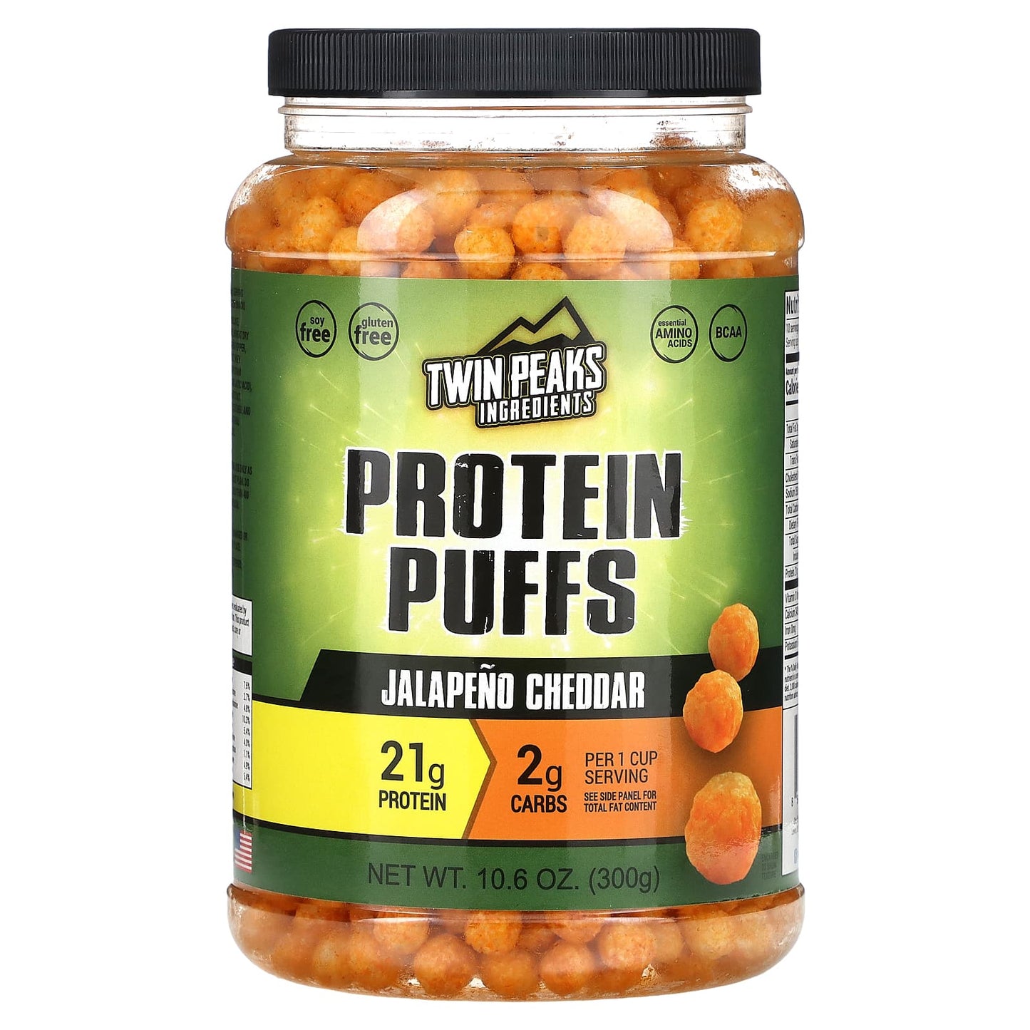 Twin Peaks-Protein Puffs-Jalapeno Cheddar-10.6 oz (300 g)