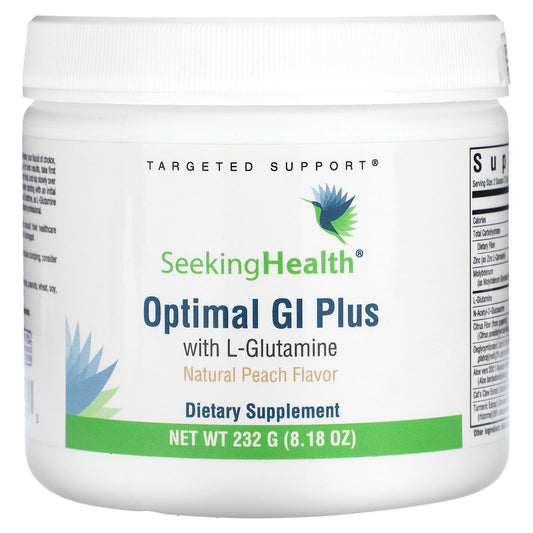 Seeking Health-Optimal GI Plus with L-Glutamine-Natural Peach-8.18 oz (232 g)