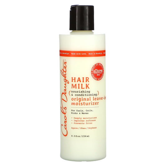 Carol's Daughter-Hair Milk-Nourishing & Conditioning-Original Leave-In Moisturizer-For Curls-Coils-Kinks & Waves-8 fl oz (236 ml)