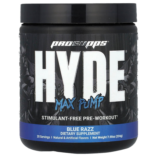 ProSupps-Hyde Max Pump-Blue Razz-7.9 oz (224 g)