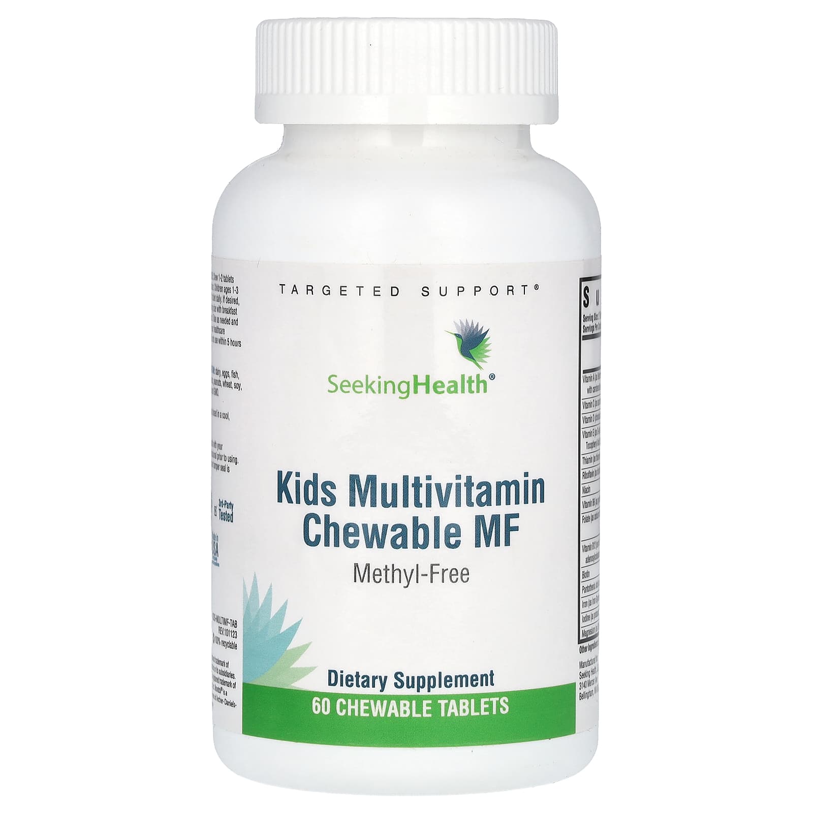 Seeking Health-Kids Multivitamin Chewable MF -60 Chewable Tablets