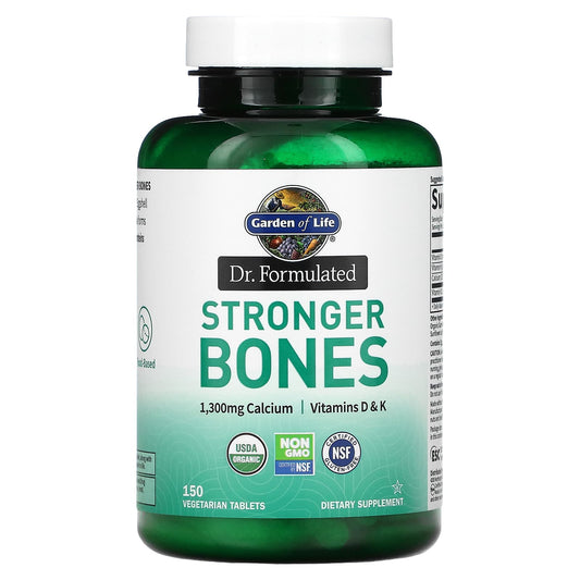 Garden of Life-Dr. Formulated-Stronger Bones-150 Vegetarian Tablets