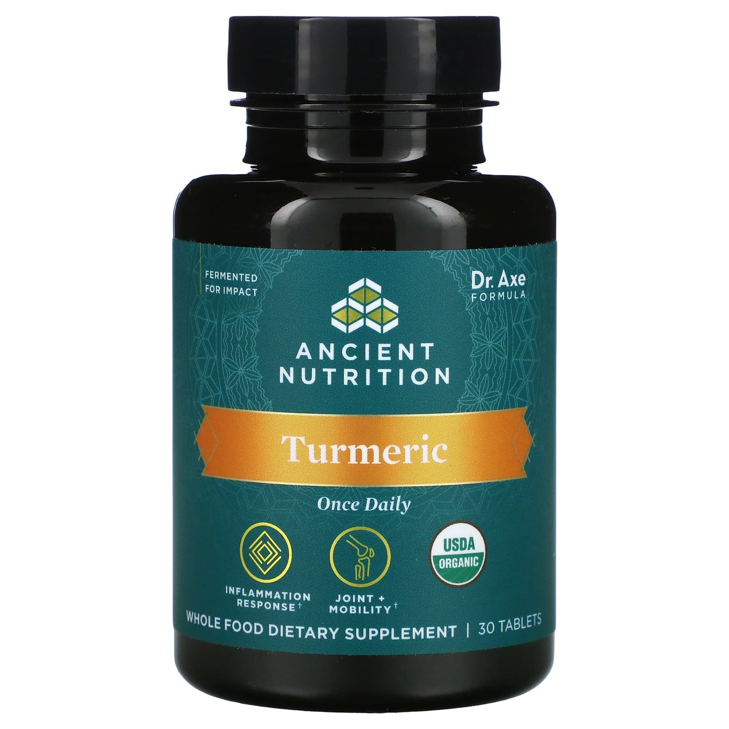 Ancient Nutrition-Turmeric-Once Daily-30 Tablets