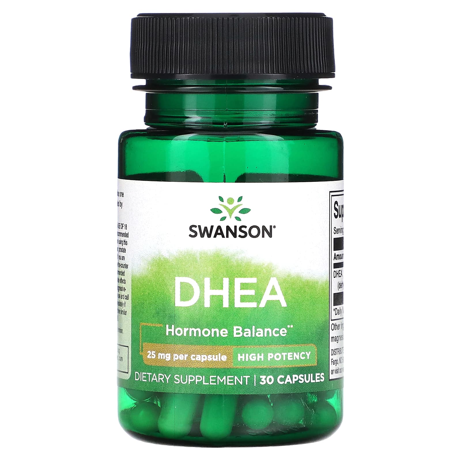 Swanson-DHEA-High Potency-25 mg -30 Capsules