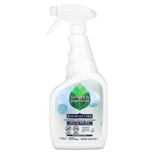 Seventh Generation-Disinfecting Hydrogen Peroxide Cleaner-Fragrance Free -23 fl oz (680 ml)