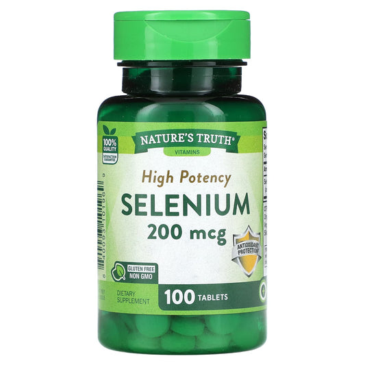 Nature's Truth-High Potency Selenium-200 mcg-100 Tablets