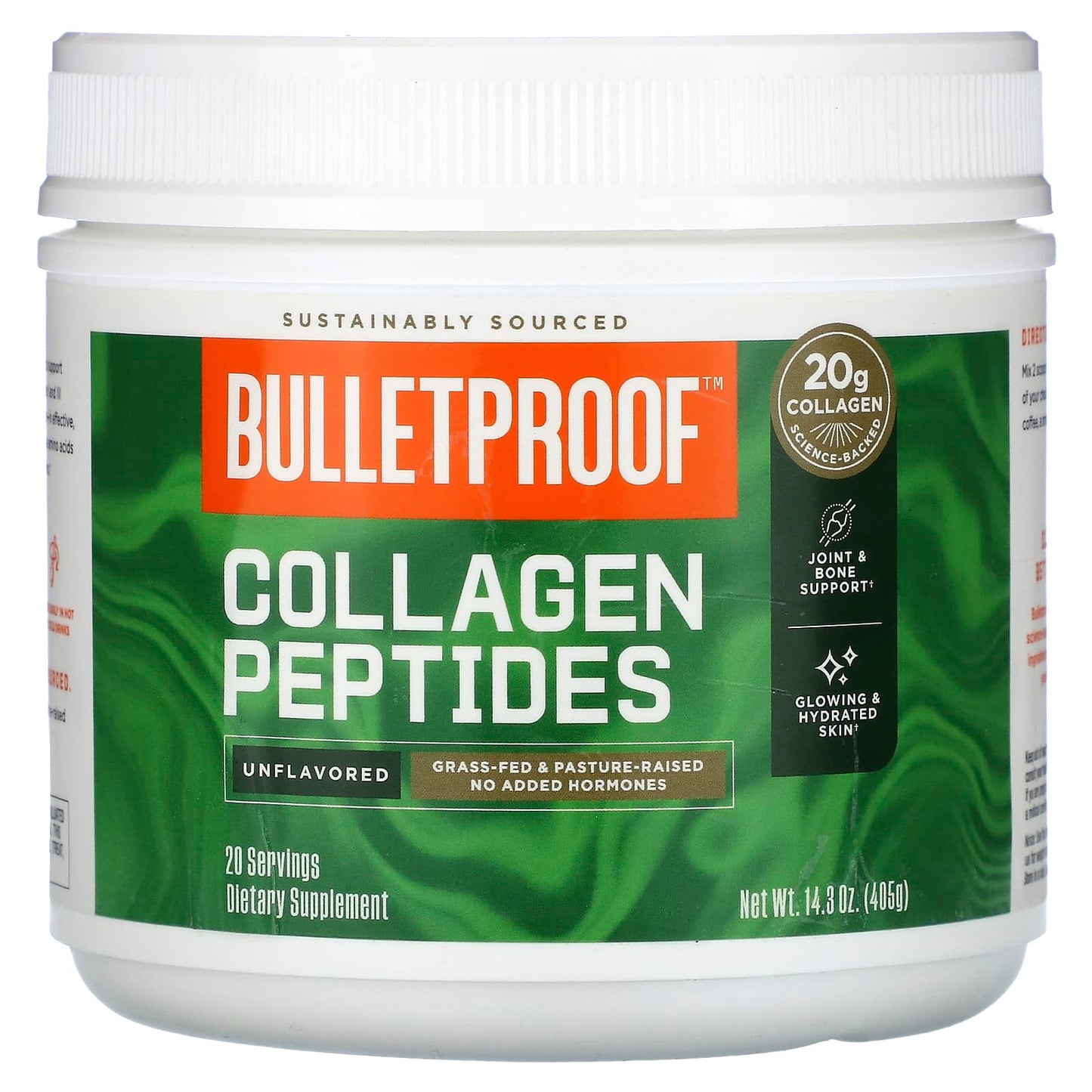 BulletProof-Collagen Peptides-Unflavored-14.3 oz (405 g)