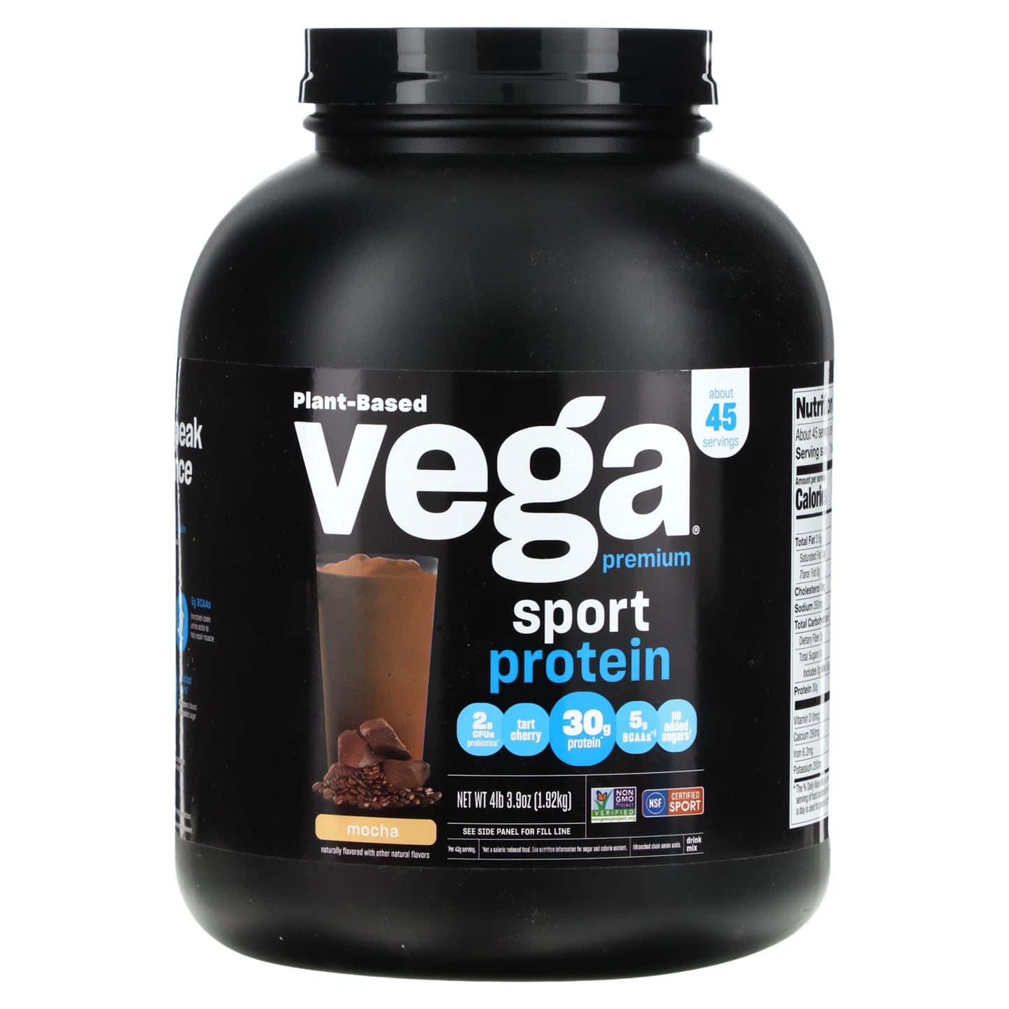 Vega-Sport-Plant Based Premium Protein-Mocha-4 lb 3.9 oz (1.92 kg)