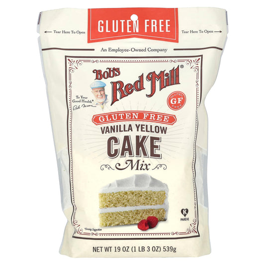 Bob's Red Mill-Vanilla Yellow Cake Mix-Gluten Free-19 oz (539 g)