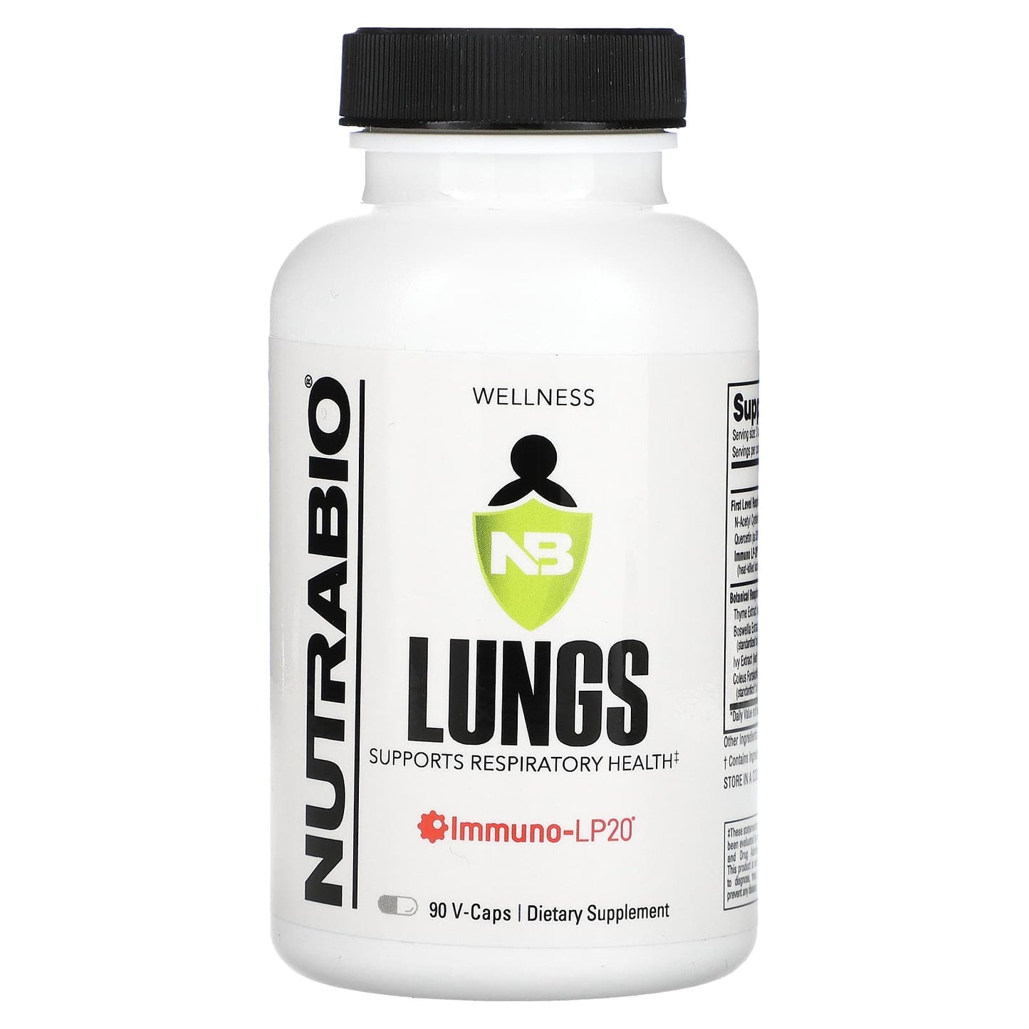 NutraBio-Lungs-90 V-Caps