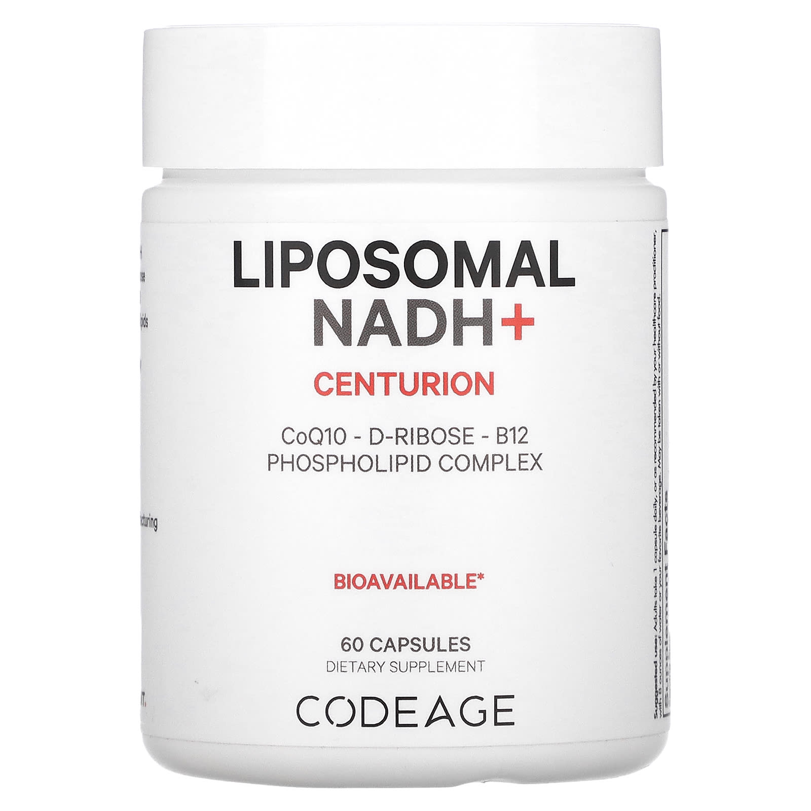 Codeage-Liposomal NADH+-Centurion-60 Capsules