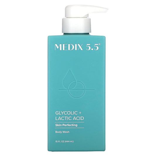 Medix 5.5-Skin Perfecting Body Wash-Glycolic + Lactic Acid -15 fl oz (444 ml)