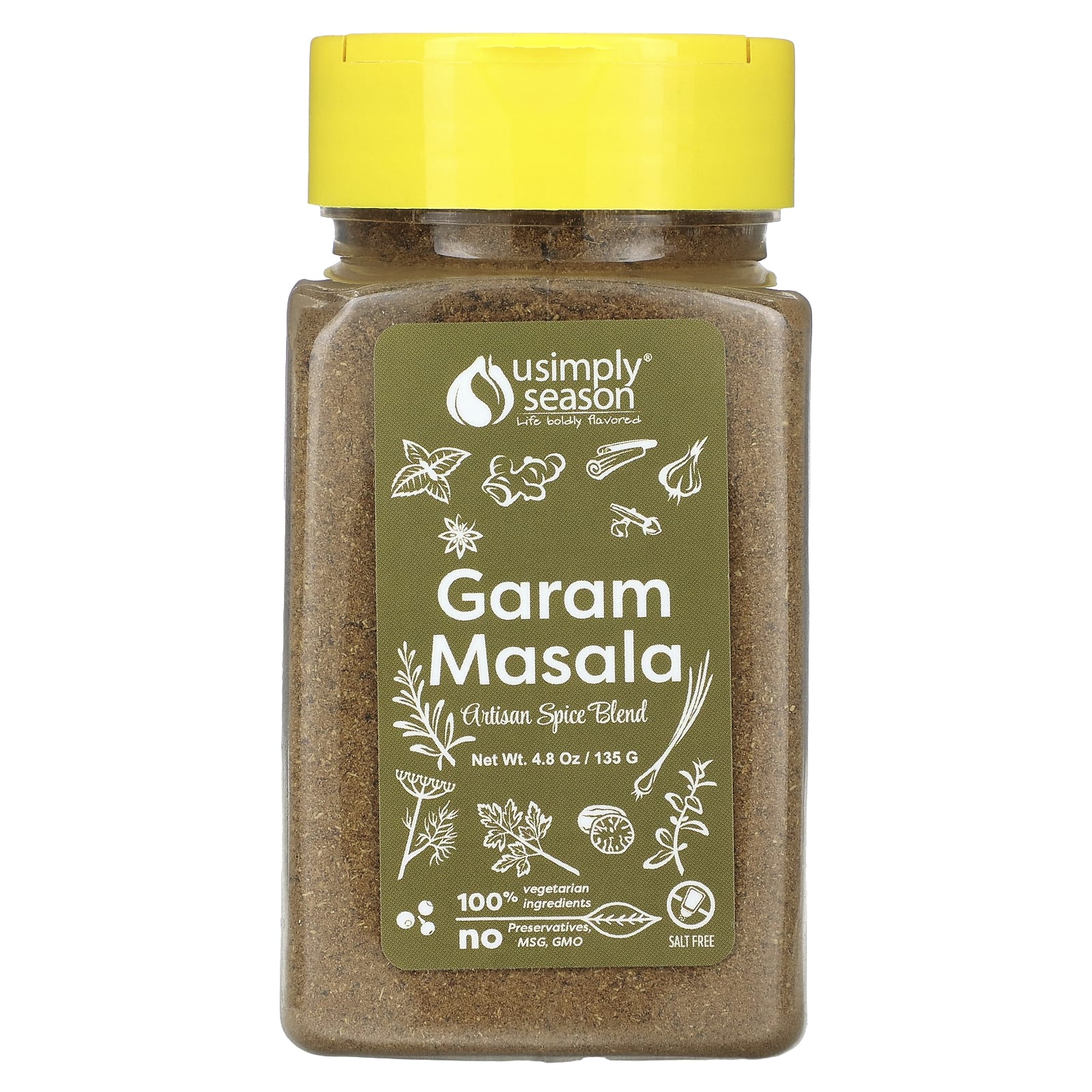 USimplySeason-Artisan Spice Blend-Garam Masala-4.8 oz (135 g)