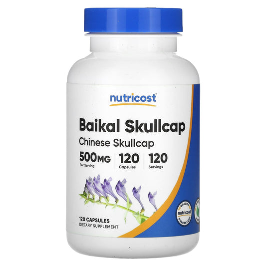 Nutricost-Baikal Skullcap-500 mg-120 Capsules