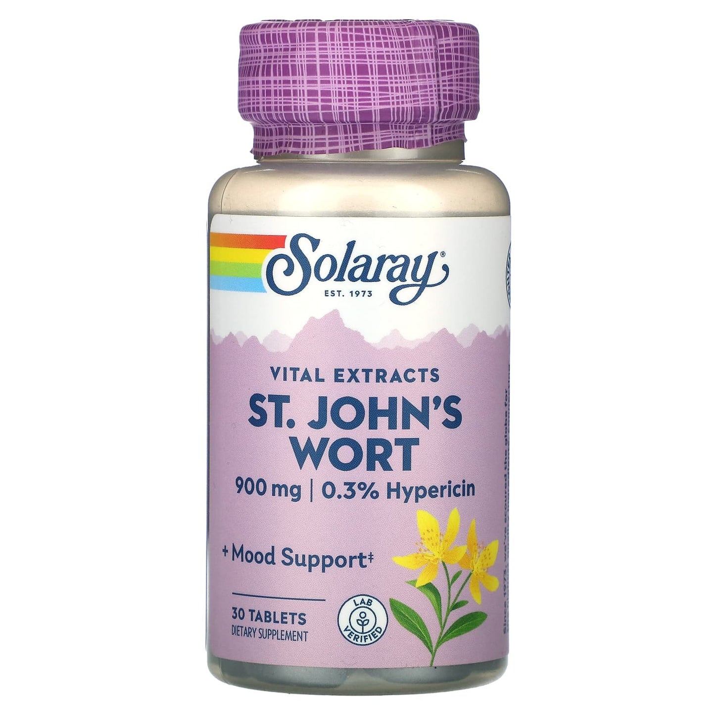 Solaray-Vital Extracts-St. John's Wort-900 mg-30 Tablets