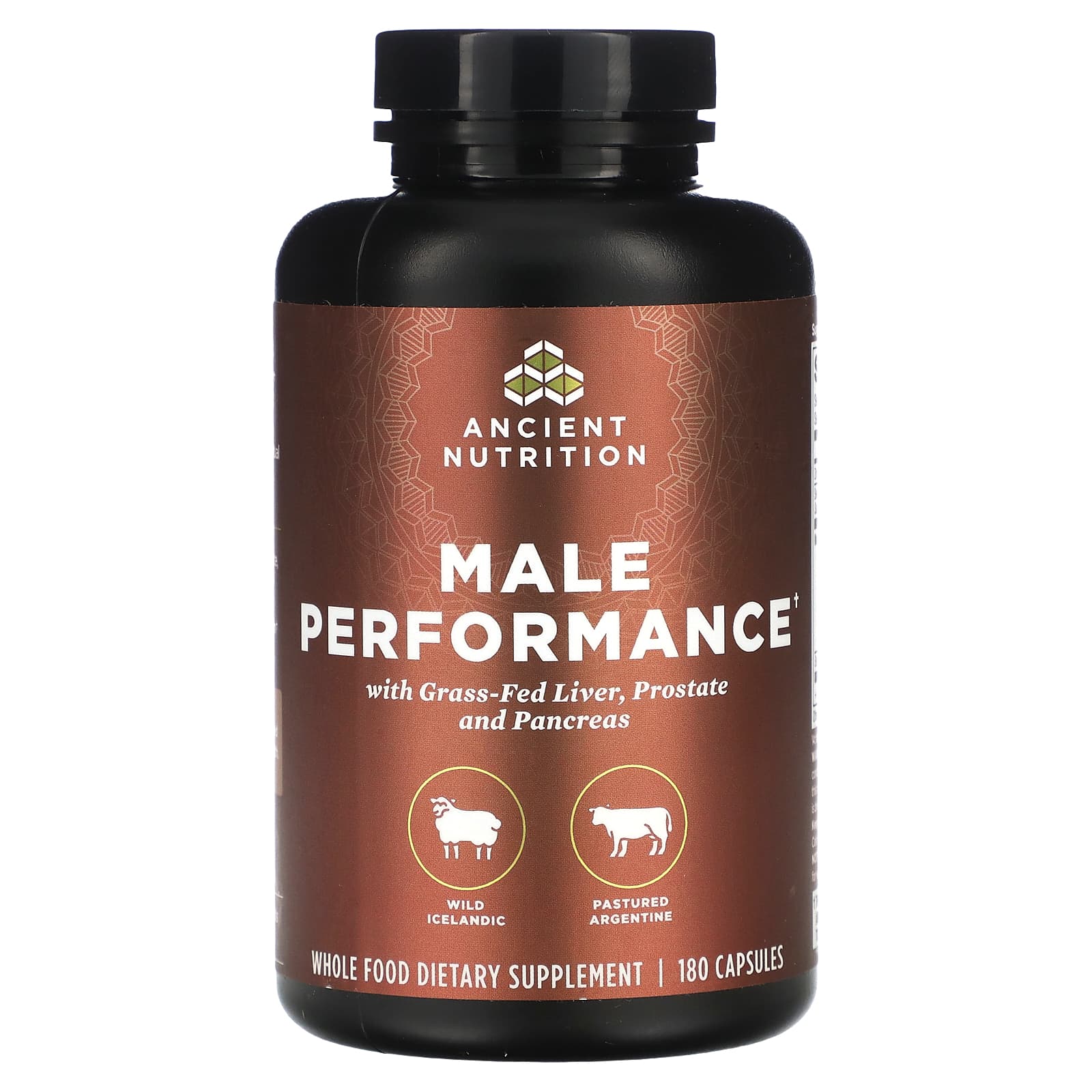 Ancient Nutrition-Male Performance-180 Capsules