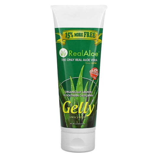 Real Aloe-Aloe Vera Gelly-Unscented-6.8 oz (230 ml)